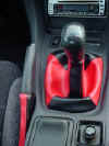 Red and Black shift boot